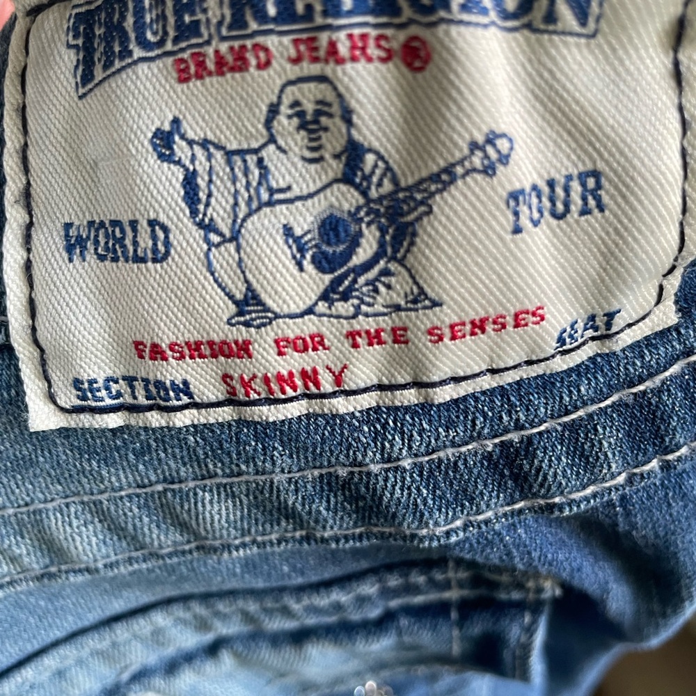 True Religion Blue Skinny Jeans Classic Denim- Like New